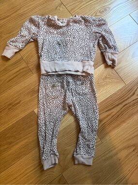Jessica Simpson Toddler Ribbed Knit Sweater Set - Blush